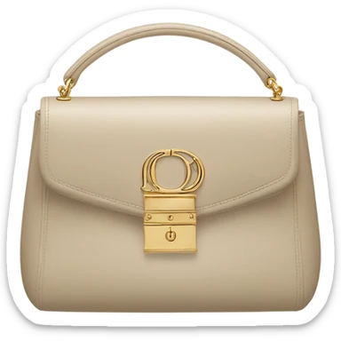 dior bag bejge sticker