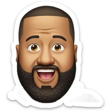 dj khaled cringing sticker