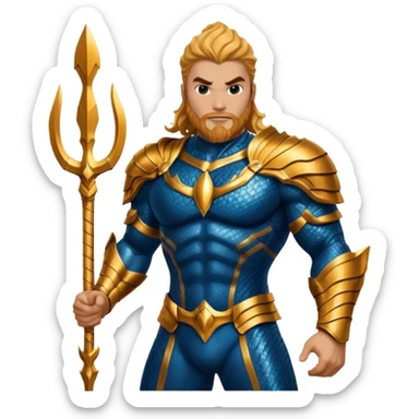 aquaman full armor sticker