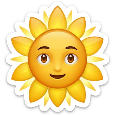 rayo amarillo sticker