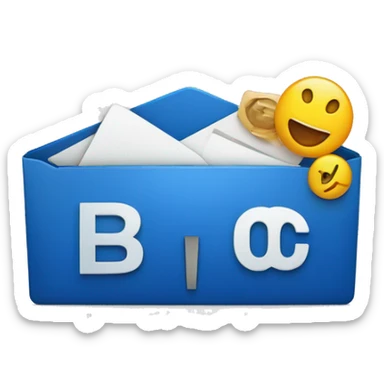 logo bleu professionnel avec deux lettres "CC" sticker