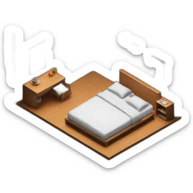 japandi-bed-room-3/4-top-angle-with-grey-backdrop sticker