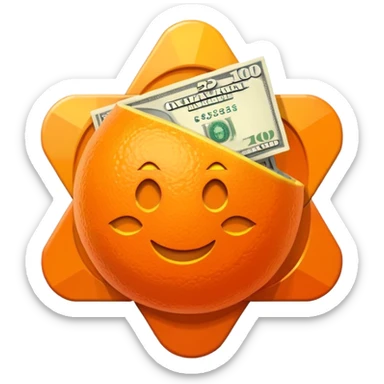 Design a logo for Orange Cash sticker