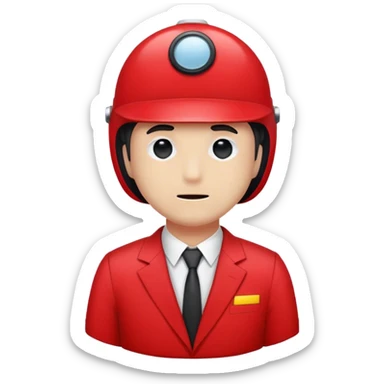 Among us in the style from the exact game and only one character and no eyes  I said no eyes  sticker