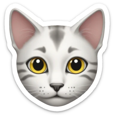 Nonbinary cat sticker