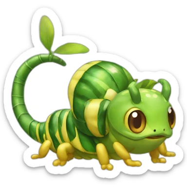 caterpie-shiny sticker
