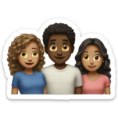 3 siblings sticker