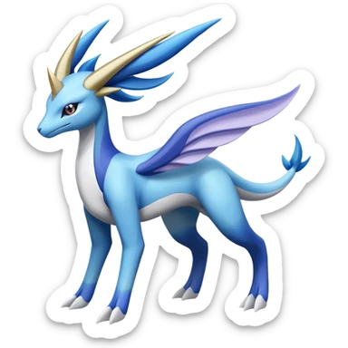 Cresselia-Suicune-Amaura-Dialga-fusion sticker
