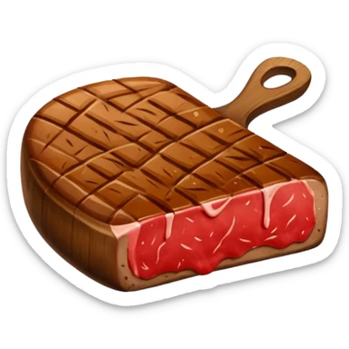 de a viande un steak sticker