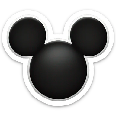 Mickey Mouse ears sticker