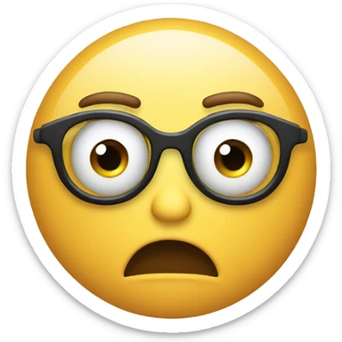 emoji watching something saying wtf sticker