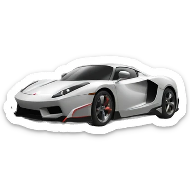 A suoer cool supercar sticker