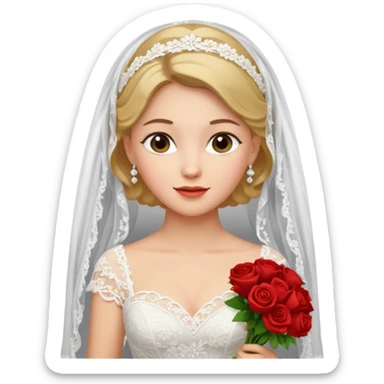 american Bride, traditonal. culture. sticker