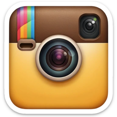 Instagram logo emoji sticker