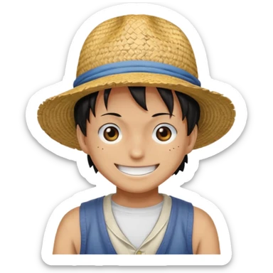 One piece ace sticker