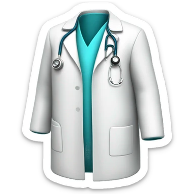 Doctor's Coat
 3d  sticker