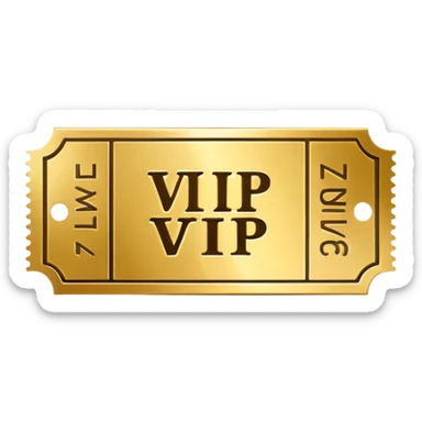 Ticket VIP sticker