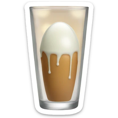Moose egg nog glass from Christmas vacation sticker
