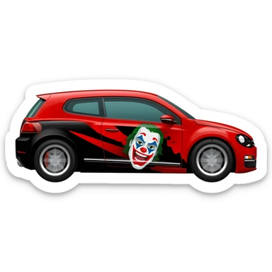 VW Scirocco joker sticker