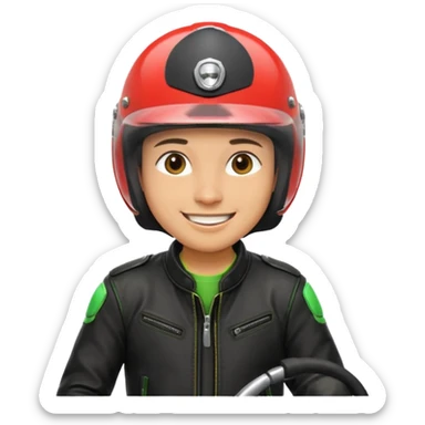 ojek online driver sticker