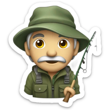 Fishing sticker