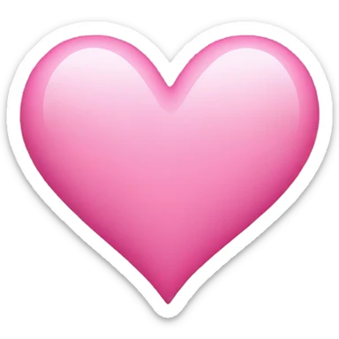 pink heart sticker