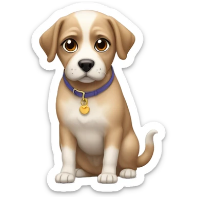 shorthair pekenese sticker