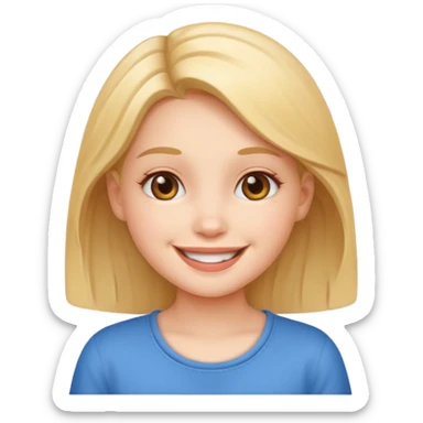 Adorable girly icon sticker