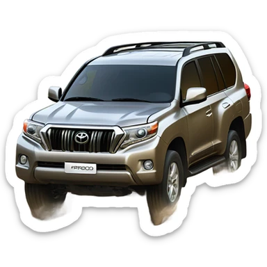 Toyota land cruiser prado 250 having fun sticker