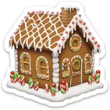 gingerbread house  sticker