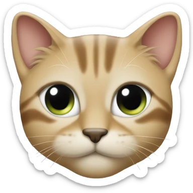 Gata atigrada sticker