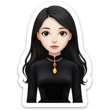 1600's european female sticker