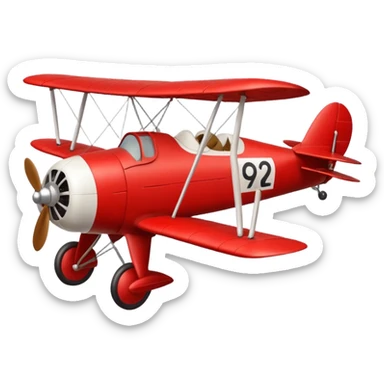 snoopy flying a plane cutely sticker