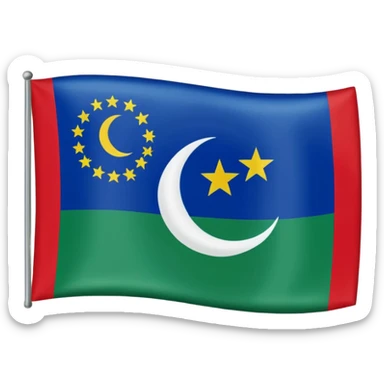 Flag Uzbekistan  sticker