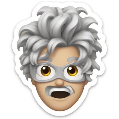 High school distorted sticker