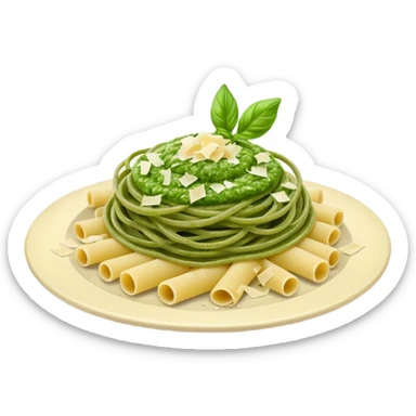 pasta with pesto sticker