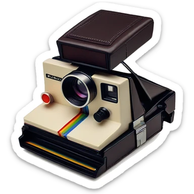 Sx-70 foldable polaroid  sticker