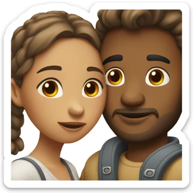 Passionate partners sticker