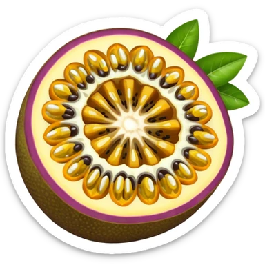 Un fruit de la passion ouvert sticker