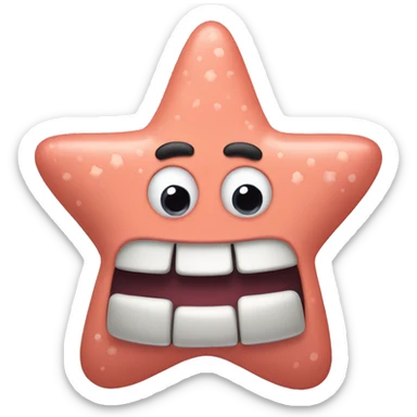 patrick star 56 × 56 sticker