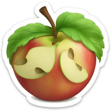Canasta de manzana sticker