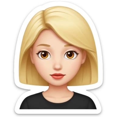 Sassy and cute sticker