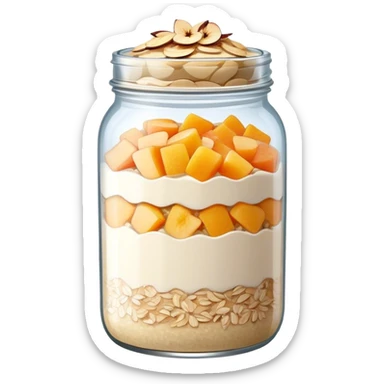 Overnight oats sticker