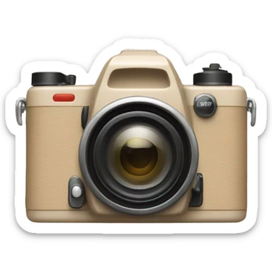 Camera beige sticker