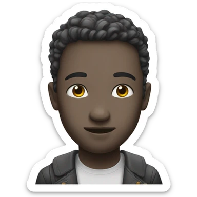 Heartfelt solo on white sticker