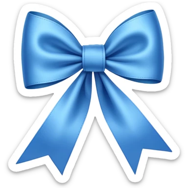 fiocco azzurro sticker