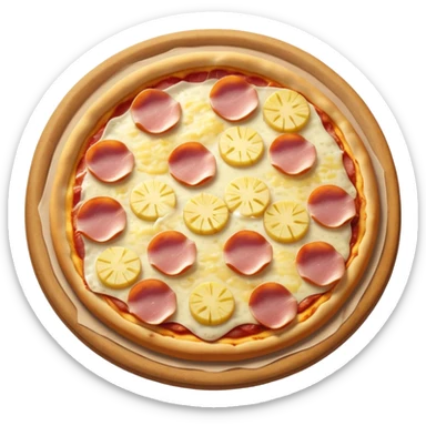 hawaii pizza sticker