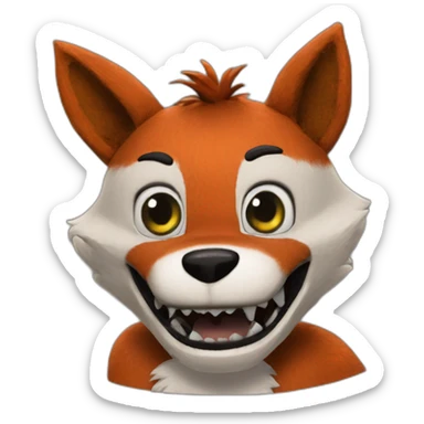 Foxy from five nights at Freddy's sticker