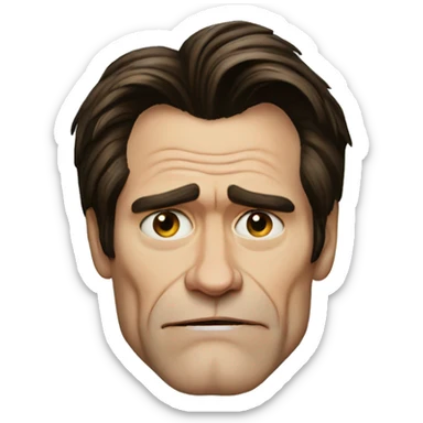 jim Carrey sad sticker