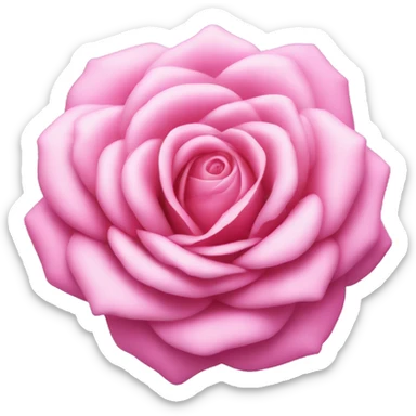 una rosa de color rosa sticker